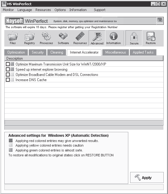 Systweak Boost Xp V2.0