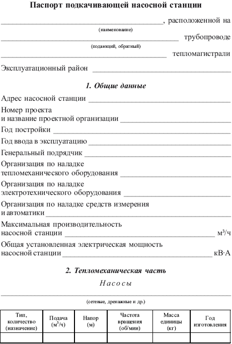 Паспорт на изделие образец скачать